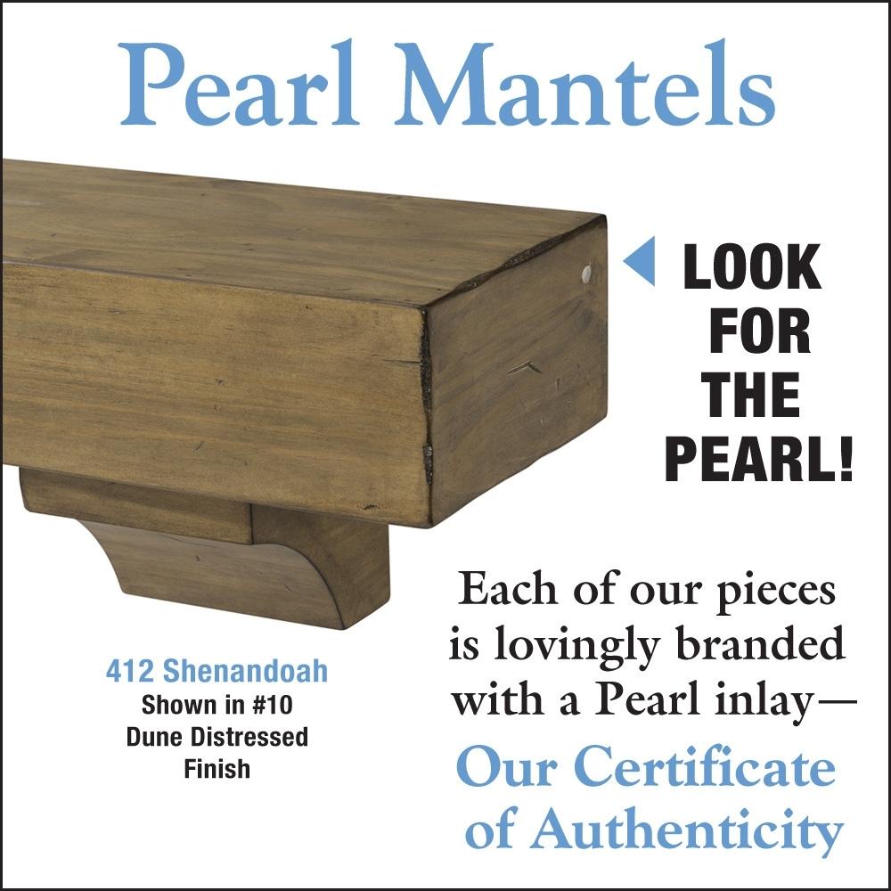 Pearl Mantels Shenandoah Wood Mantel Shelf