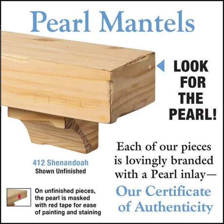 Pearl Mantels Certificate of Authenticity
