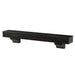 Pearl Mantels Shenandoah Wood Mantel Shelf in Espresso Finish With Corbels (Angled View)