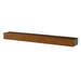 Pearl Mantels Shenandoah Wood Mantel Shelf in Medium Rustic Finish Without Corbels (Angled View)