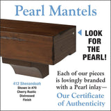 Pearl Mantels Certificate of Authenticity