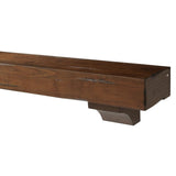 Pearl Mantels Savannah Wood Mantel Shelf in Cherry Rustic Finish With Pearl Mantels Trademark