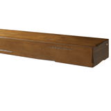 Pearl Mantels Shenandoah Wood Mantel Shelf in Medium Rustic Finish With Pearl Mantels Trademark