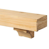 Pearl Mantels Shenandoah Wood Mantel Shelf Corbels