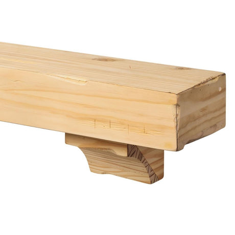 Pearl Mantels Shenandoah Wood Mantel Shelf Corbels
