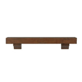 Pearl Mantels Savannah Wood Mantel Shelf in Cherry Rustic Finish