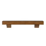 Pearl Mantels Shenandoah Wood Mantel Shelf in Medium Rustic Finish