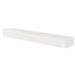 Pearl Mantels Zachary Non-Combustible Fiberglass Mantel Shelf in White Wash (Angled View)