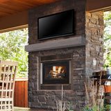 Pearl Mantels Zachary Non-Combustible Fiberglass Mantel Shelf in Graywash