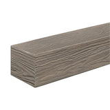 Pearl Mantels Zachary Non-Combustible Fiberglass Mantel Shelf in Fontana Finish