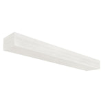 Pearl Mantels Zachary Non-Combustible Fiberglass Mantel Shelf White Wash