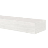 Pearl Mantels Zachary Non-Combustible Fiberglass Mantel Shelf White Wash