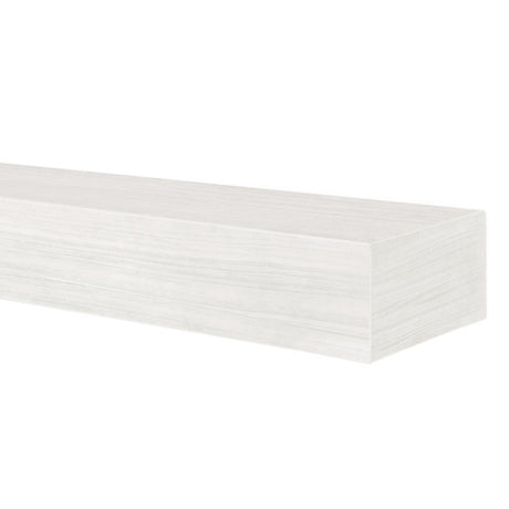 Pearl Mantels Zachary Non-Combustible Fiberglass Mantel Shelf White Wash
