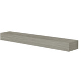 Pearl Mantels Zachary Non-Combustible Fiberglass Mantel Shelf in Graywash