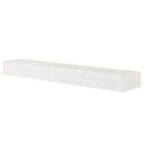 Pearl Mantels Zachary Non-Combustible Fiberglass Mantel Shelf White Wash