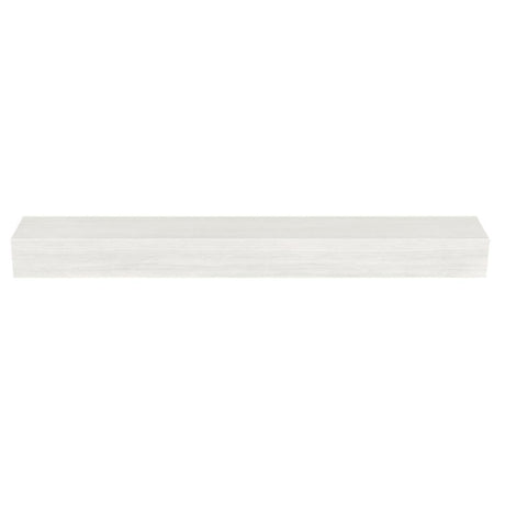 Pearl Mantels Zachary Non-Combustible Fiberglass Mantel Shelf in White Wash Finish