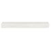 Pearl Mantels Zachary Non-Combustible Fiberglass Mantel Shelf in White Wash Finish