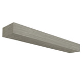 Pearl Mantels Zachary Non-Combustible Fiberglass Mantel Shelf in Graywash