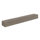 Pearl Mantels Zachary Non-Combustible Fiberglass Mantel Shelf in Fontana Finish (Angled View)