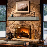 Pearl Mantels Zachary Non-Combustible Fiberglass Mantel Shelf in Graywash