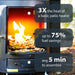 Benefits of the Q-stoves Q-Flame Portable Outdoor Pellet Heater at the backyard