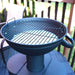 Q-Stoves QBQ Barbeque Grill Rack with Thermometer installed on qflame heater