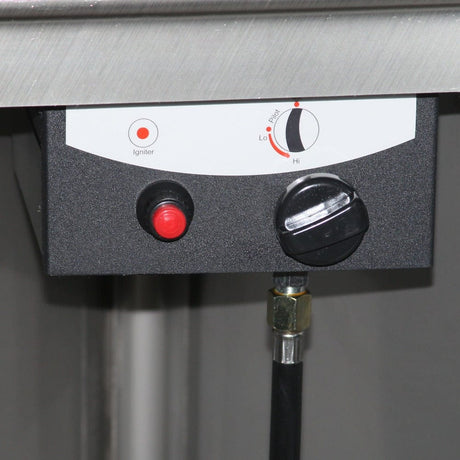 RADtec 93-Inch Stainless Steel Pyramid Propane Patio Heater direct spark ignition