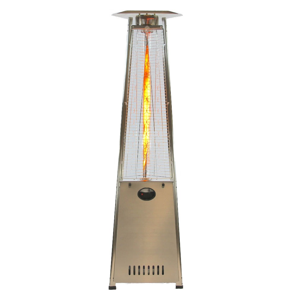 RADtec 93-Inch Stainless Steel Pyramid Propane Patio Heater - 93-PYR-FLM-SS