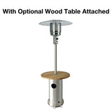RADtec Allure Series Real Flame with Optional Wood Table