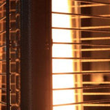 Swirling Flame encased in Glass Tube