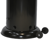 RADtec Ellipse Flame Propane Patio Heater wheels
