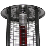 RADtec Ellipse Flame 78-inch Black Propane Patio Heater emitter