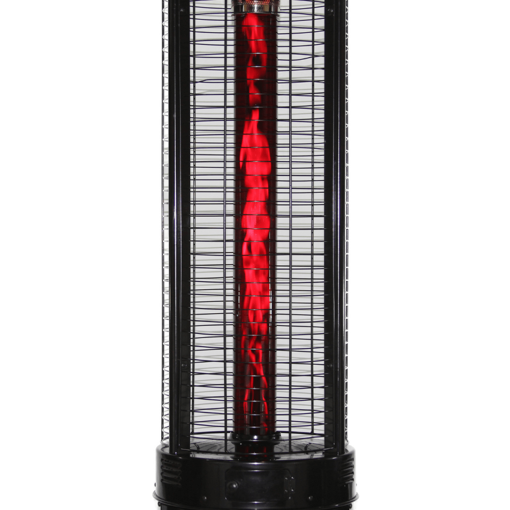 RADtec Ellipse Flame Propane Patio Heater ruby flame