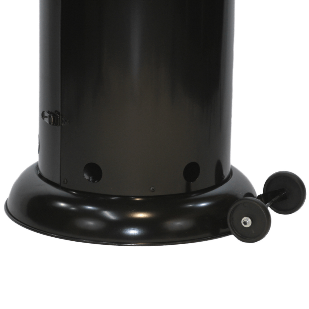RADtec Ellipse Flame Propane Patio Heater wheels