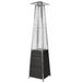 RADtec Allure Series Tower Flame Propane Patio Heater - Black & Grey Wicker