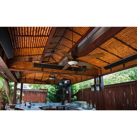 RADtec Design Series 43" 1800W 220V Infrared Electric Heater In a Covered Patio