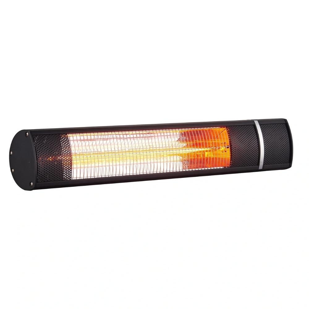 RADtec Genesis Series 25" 1500W 110V Infrared Electric Heater (Angled View)