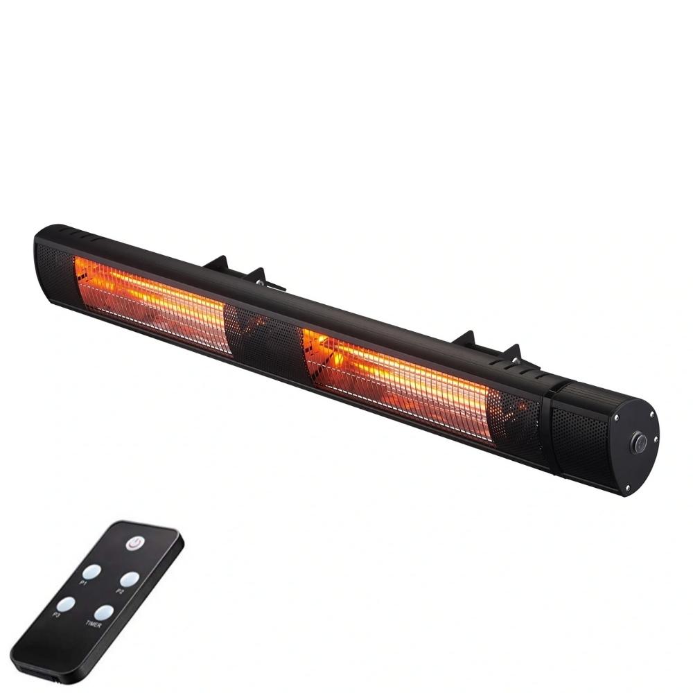RADtec Genesis Series 38" 300W 220V Infrared Electric Heater With Remote Control