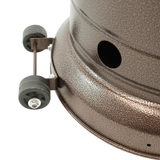 RADtec Real Flame Natural Gas Patio Heater wheels