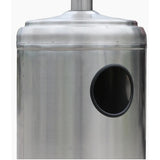 Base of RADtec Real Flame Stainless Steel Natural Gas Patio Heater