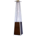 RADtec Tower Flame Dark Brown Wicker Propane Patio Heater - TF3-WK-DRK-BRN