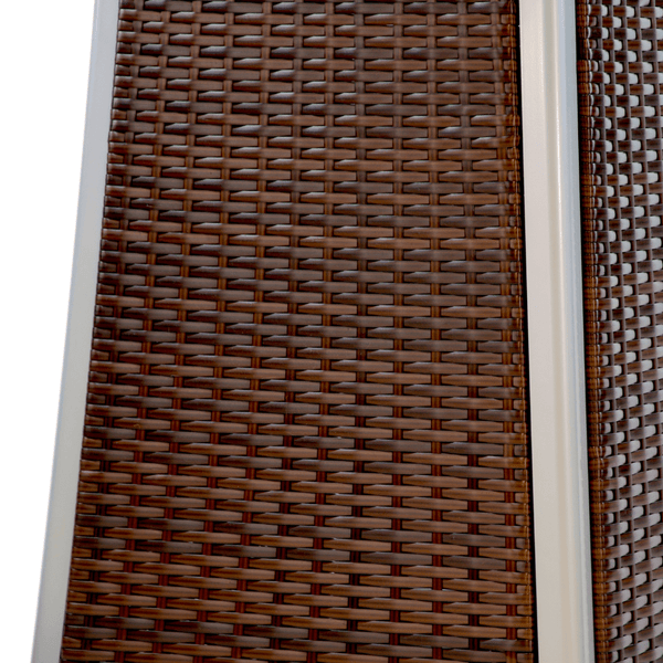 RadTec Tower Flame Dark Brown Wicker Design
