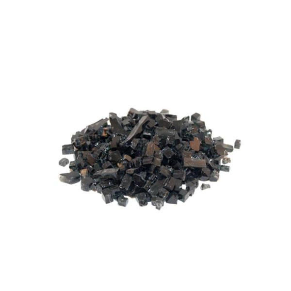 Real Fyre Black Fire Glass for Contemporary Gas Burners Insert