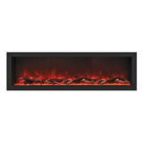Remii Deep 55-inch Electric Fireplace with logs