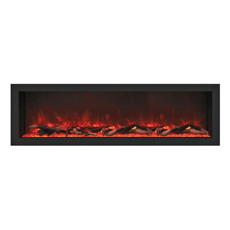 Remii Deep 55-inch Electric Fireplace with logs