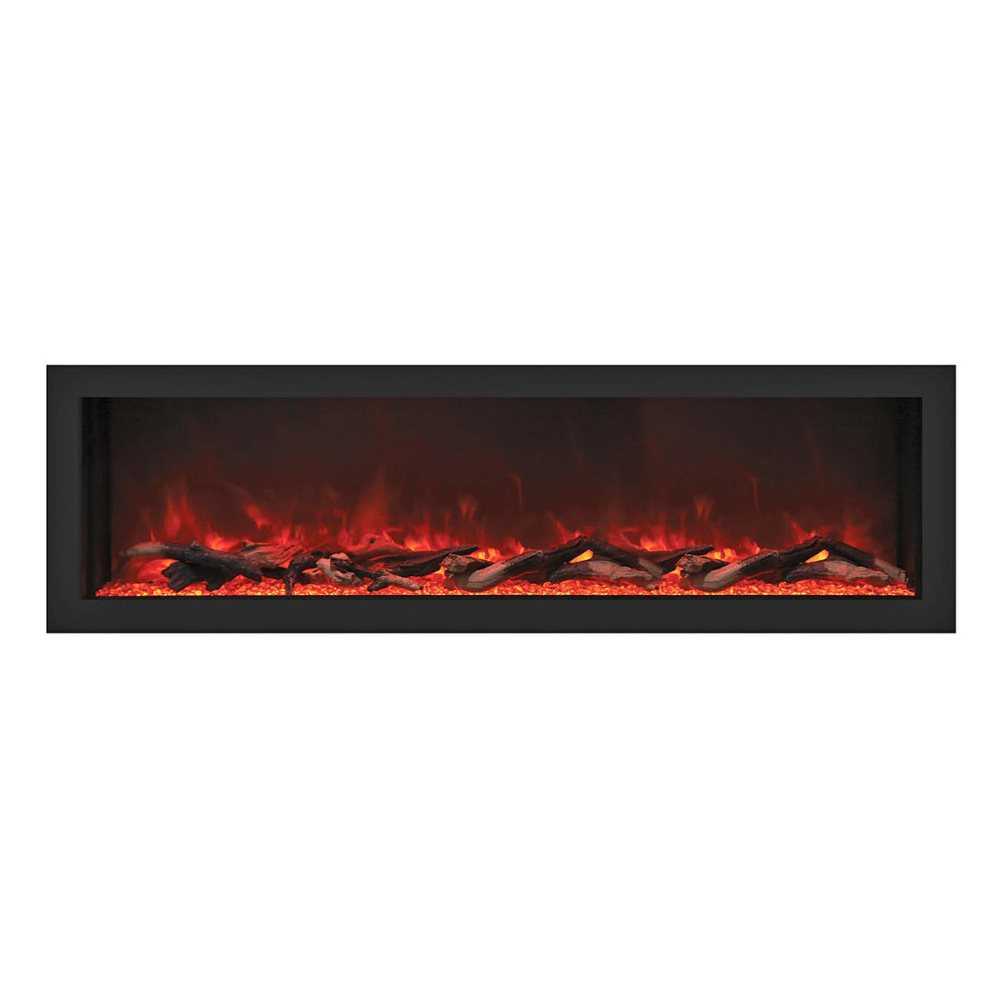 Remii Deep 55-inch Electric Fireplace with logs