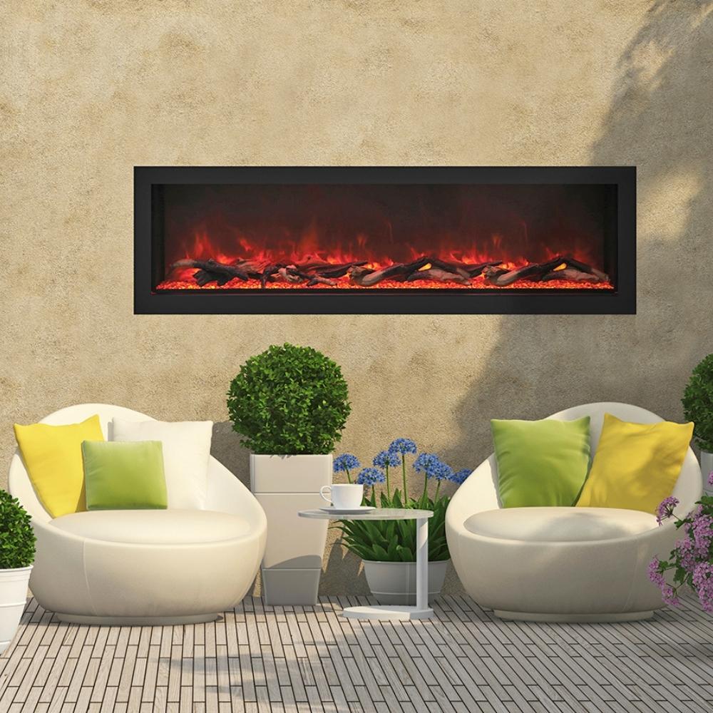 Remii DEEP 55-inch Electric Fireplace with Optional Designer Media Kit