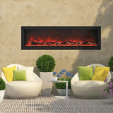 Remii DEEP 55-inch Electric Fireplace with Optional Designer Media Kit