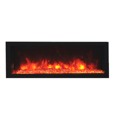 Remii DEEP Full Flame 45" Indoor/Outdoor Frameless Built-in Electric Fireplace
