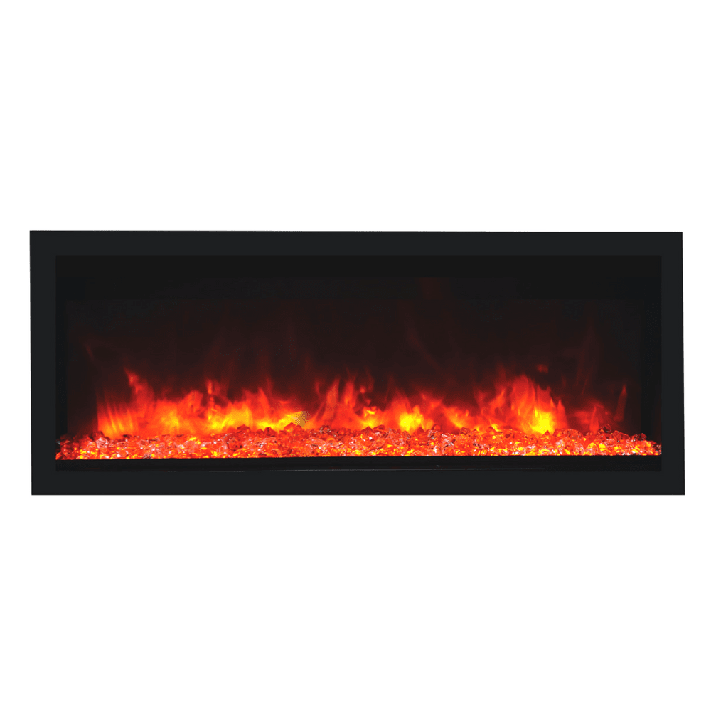 Remii Extra Tall 55" Indoor/Outdoor Frameless Built-in Electric Fireplace